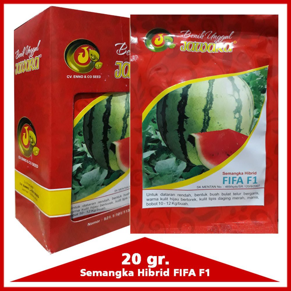 Benih Semangka FIFA 20 gram - bibit semangka Diskon