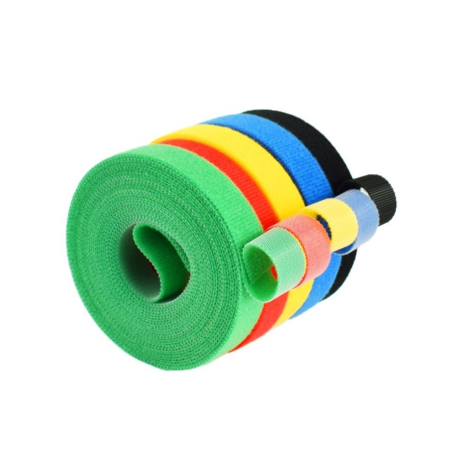 VELCRO 10 METER ROL tali perekat tanaman kabel fiber strap plant cable