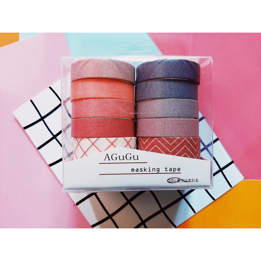 

AGUGU Masking Tape Set (10 pcs)