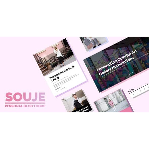 Souje Personal Wordpress Blog Theme