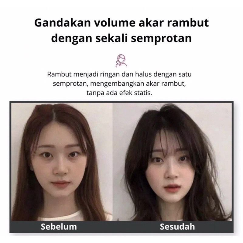 Dry Shampoo Semprotan Rambut Kering Spray Untuk Mengembangkan Penata Rambut Minyak Shampo Viral 150ml [ LOVERPARKOUR ORIGINAL ] Kontrol Berminyak Sampo Vitamin LOVE PARKOUR