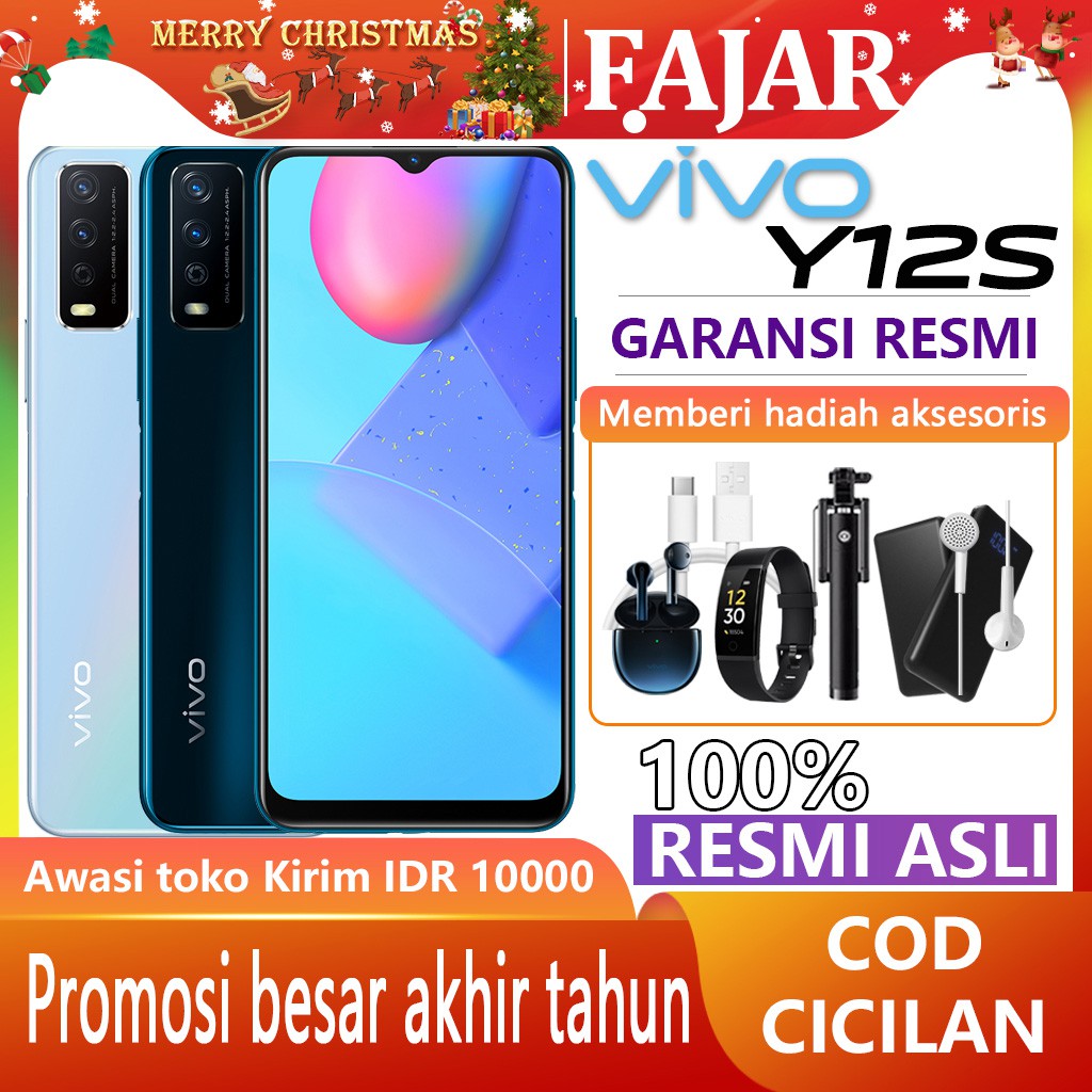 VIVO Y12S VIVO Y12 RAM 3GB ROM 32GB Garansi Resmi 100%