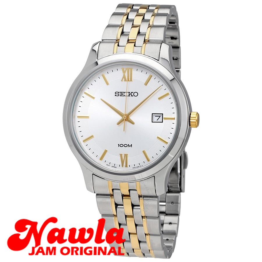 Seiko Quartz SUR223P1 Neo Classic Two Tones - Jam Tangan Pria SUR223