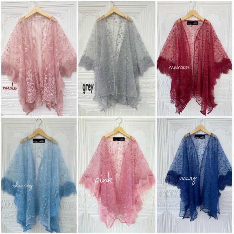 Cape outer tile brukat camara mix brukat seri2