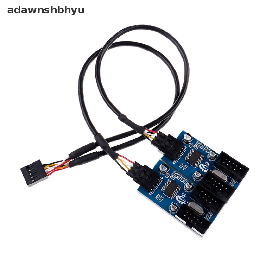 Adawnshbhyu 1Pc 9pin USB header male 1ke4 female extension splitter Kabel 9p multiplier