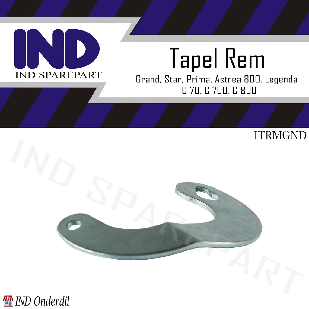 Tapel-Tapal Kuda/Standar/Setandar Tengah/2/Rem Grand/Astrea 800/Prima/Legenda/Star/C70/C700/C800