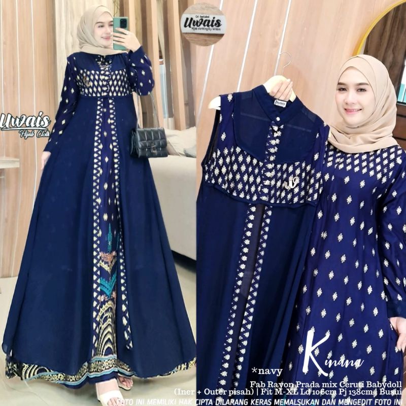 KINANA MAXY DRESS GAMIS WANITA KUALITAS SUPERIOR