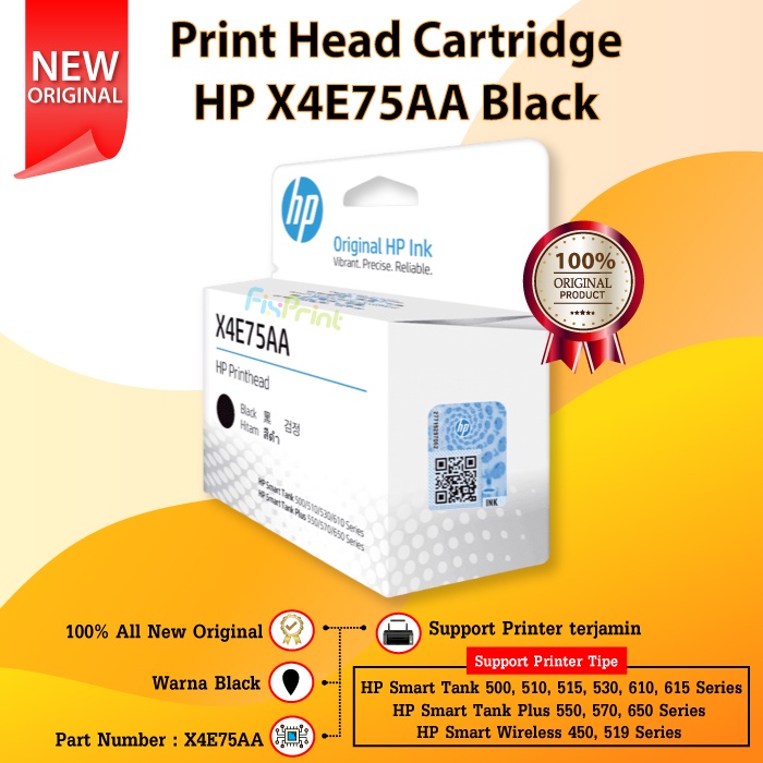 Print Head Cartridge HP M0H51AA Black / M0H50AA Tri Colour Print Head Printer HP InkTank 115 315 415 series SmartTank 300 400 series