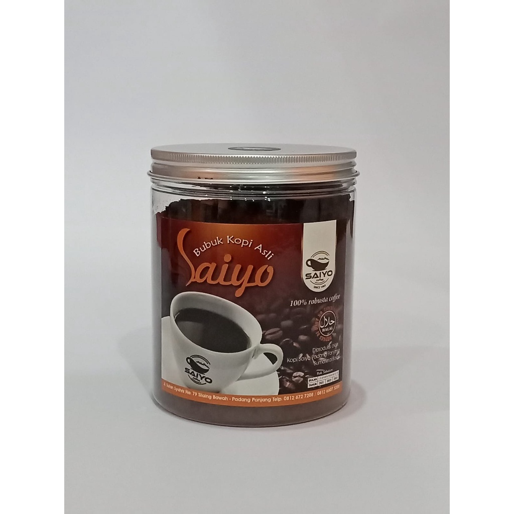 

Kopi Robusta Saiyo 100% Original Robusta Coffee Premium Kopi Hitam Sumatra Barat 250gr