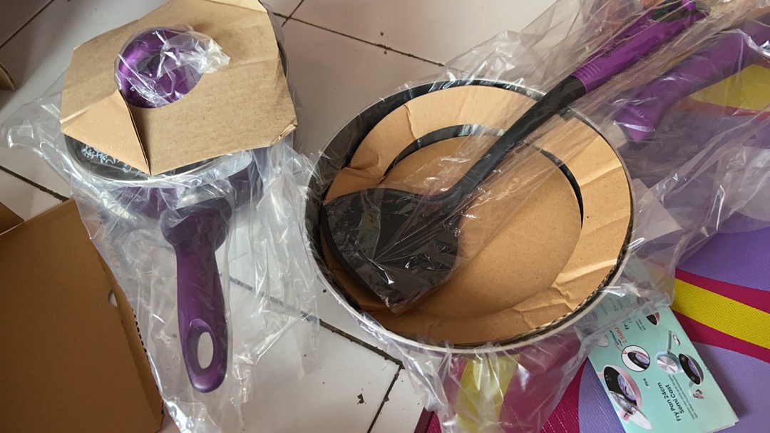 Panci Set / Panci Set Aluminium / Supra Lavender Cookware Set 4pc Rosemary | Panci Set Supra - Merah