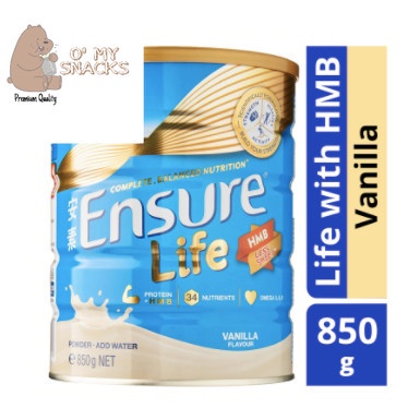 

Susu SINGAPORE Abbott Ensure Life with HMB Adult Milk Powder Vanilla