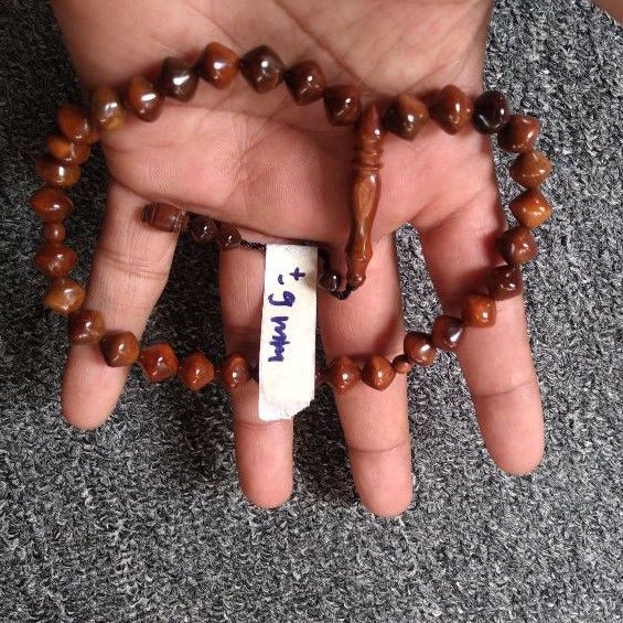 tasbih kokka wajik ± 9 mm ( 9mm )  33 butir