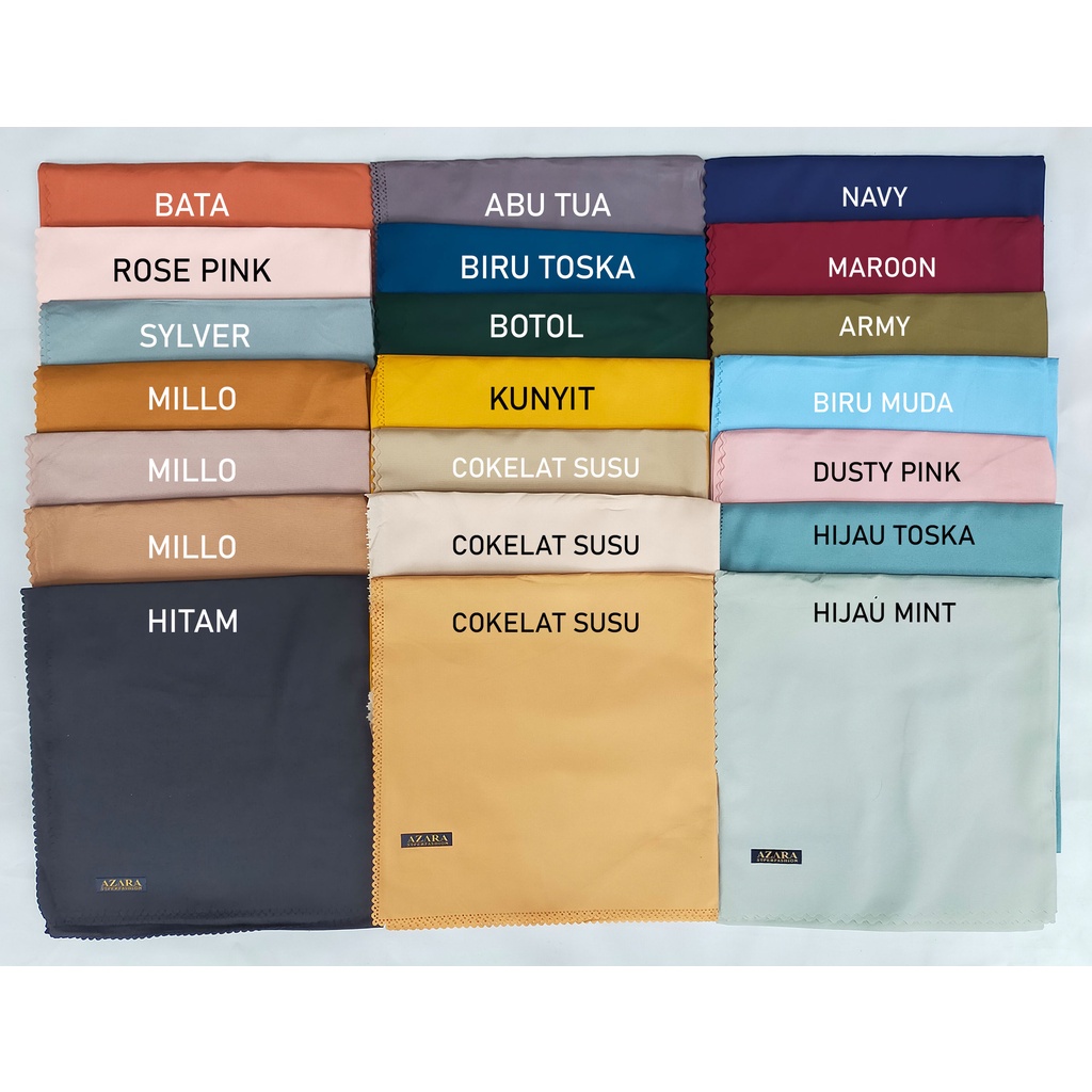 SEGI EMPAT AZARA OSKARA / OREGANO / JAPAN VOAL POLOS LASERCUT SCARF SEGIEMPAT JILBAB HIJAB KERUDUNG-1