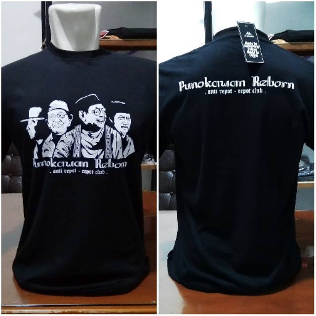KAOS TOKOH PUNOKAWAN REBORN BAJU MAIYAH CAK NUN KAOS PRIA SUJIWO TEJO PAKAIAN PRIA GUS MUS GUSDUR