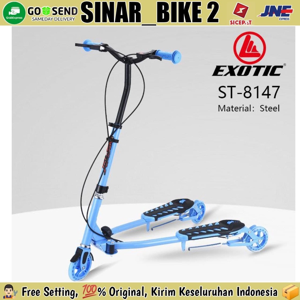 Scooter Anak Otoped Sekuter Exotic Model Gunting ST-8147