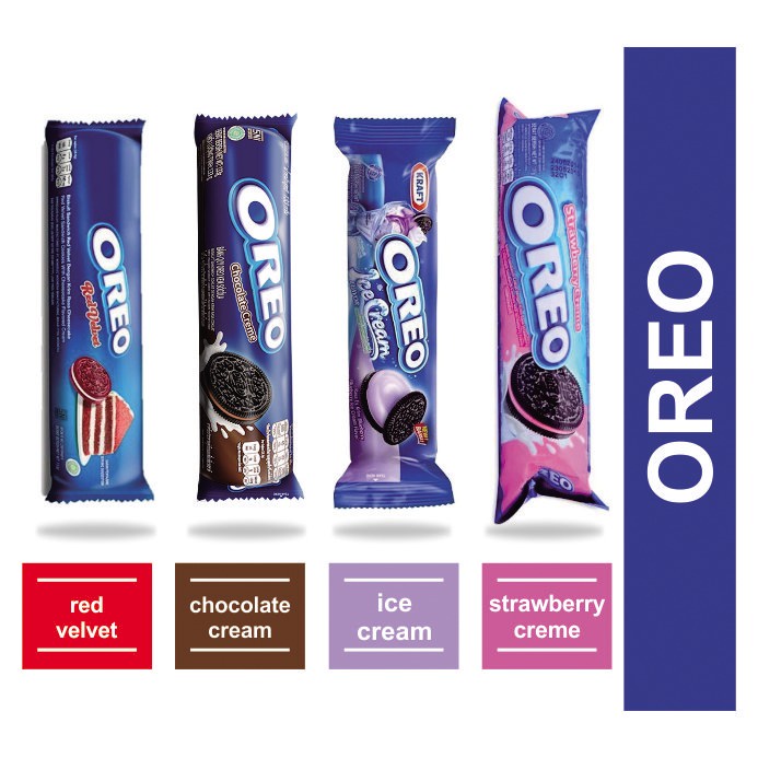 

Oreo Roll 123.5 gr 5 Varian Rasa HALAL