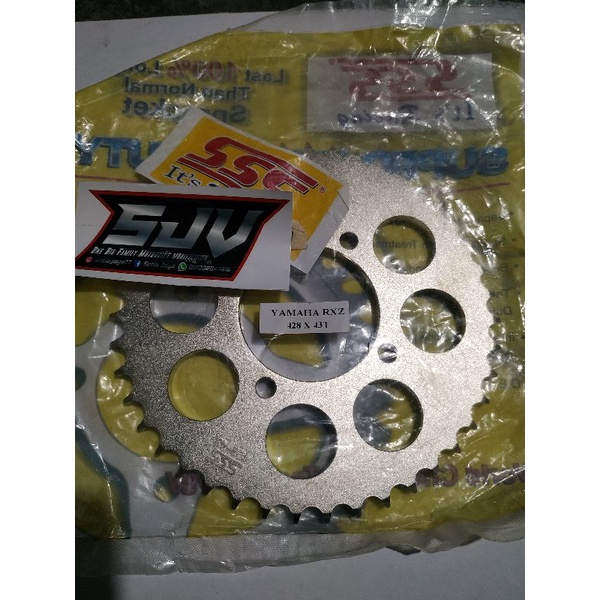 GIR / GEAR BELAKANG SSS 428 YAMAHA RXZ ( VEGA R ,ZR,Z RX S,KING JUPITER Z ,MX) TERMURAH