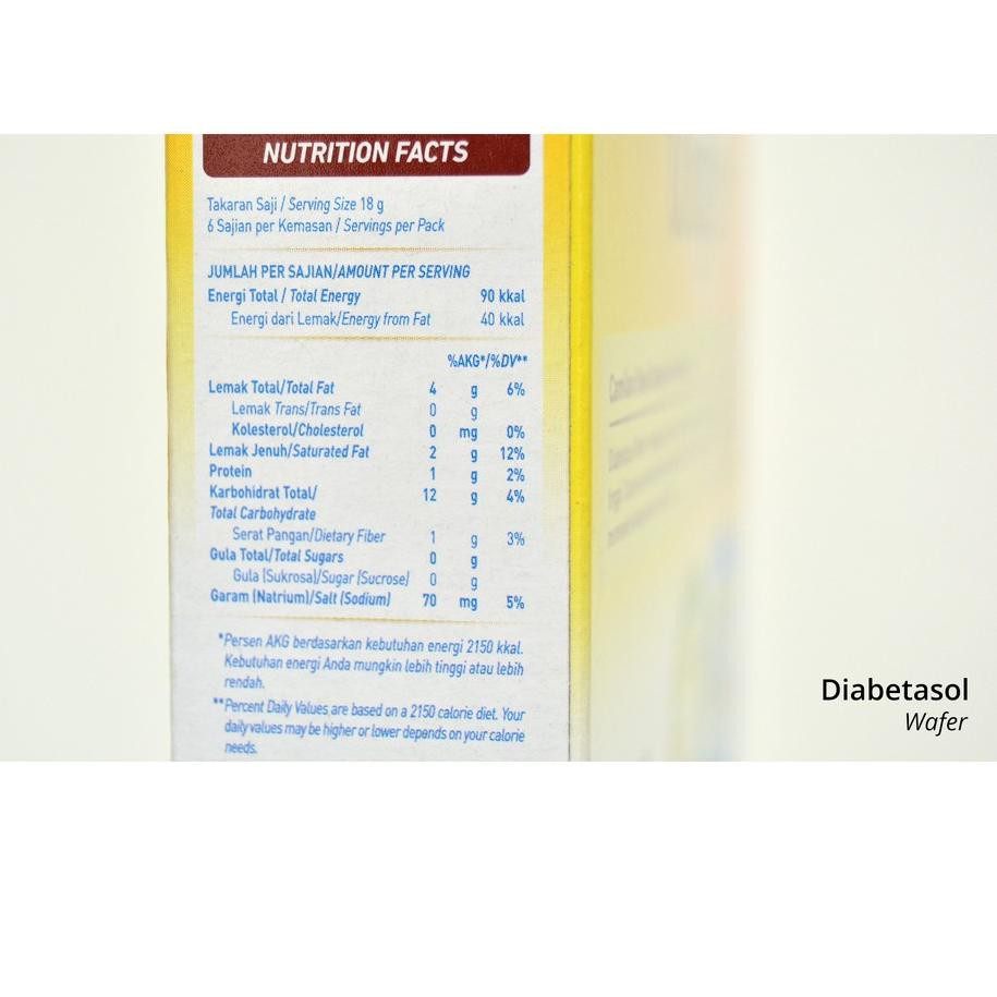 

Ewe Slim Cookies / Diabetasol Wafer Celan Sehat Tanpa Gula Untuk Diet & Penderita Diabet