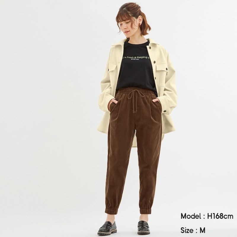UNIQLO GU Corduroy Jogger Pants JN + E