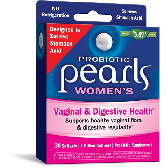 Natures Way Probiotic Pearls Women Flora Digestive Health USA Nature way probiotik keputihan