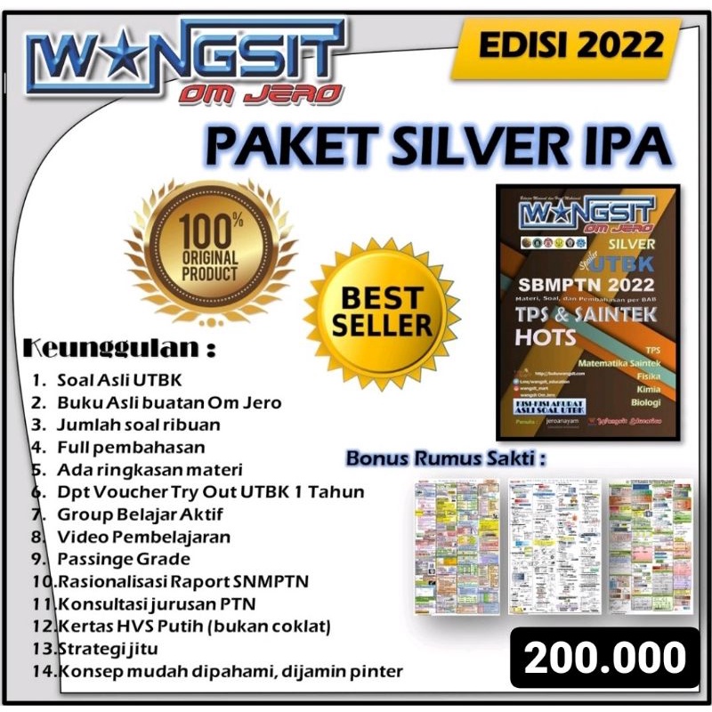 SBMPTN 2022 TPS DAN SAINTEK HOTS WANGSIT OM JERO 2022