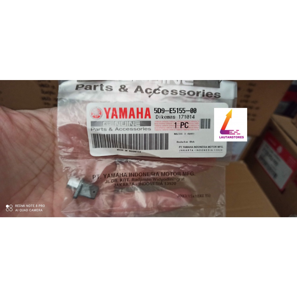 5D9-E5155-01 NOZZLE 3 LUBANG SEMPROTAN POMPA OLI KRUK KREK AS VEGA ZR JUPITER Z F1