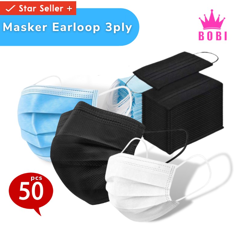 BIG SALE !!! MASKER 3PLY isi 50pcs - EARLOOP CHASA 3PLY 50pcs