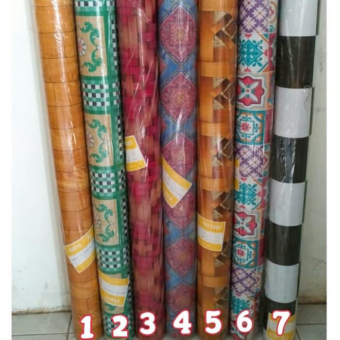jual karpet plastik vinyl untuk lantai dan taplak meja per roll