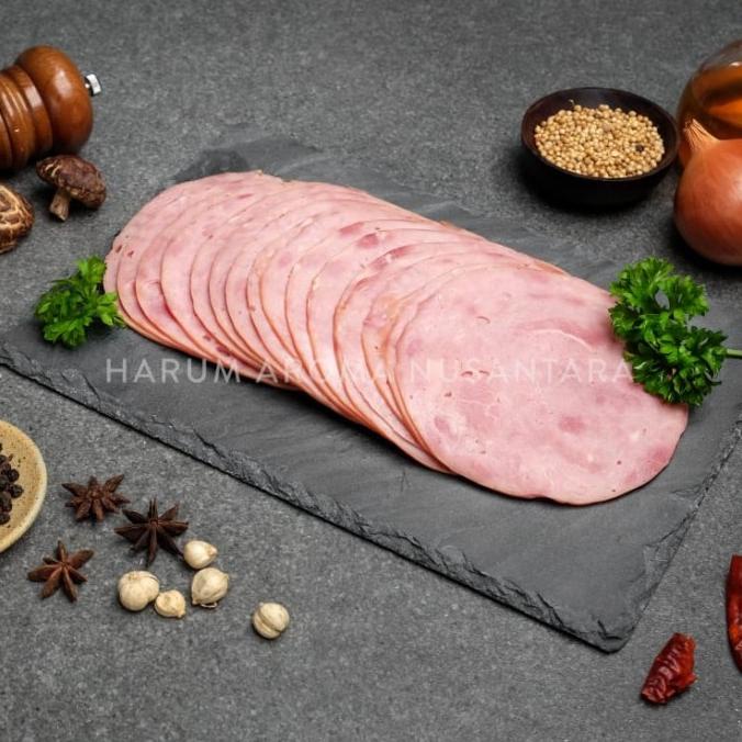 

MAKANAN BEKU / SMOKED PORK HAM 500GRAM NON COD