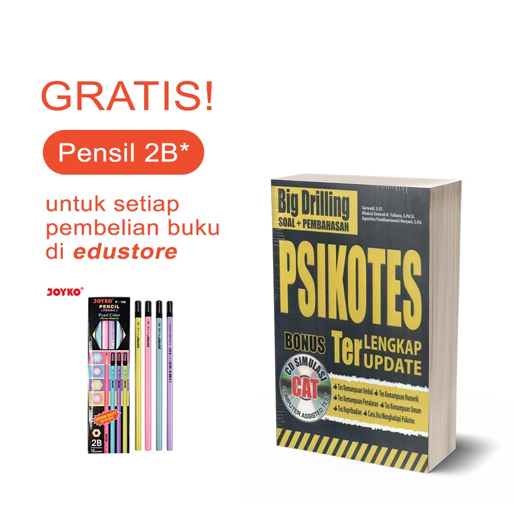 Buku Psikotes: Big Drilling Soal + Pembahasan Psikotes Terlengkap Terupdate