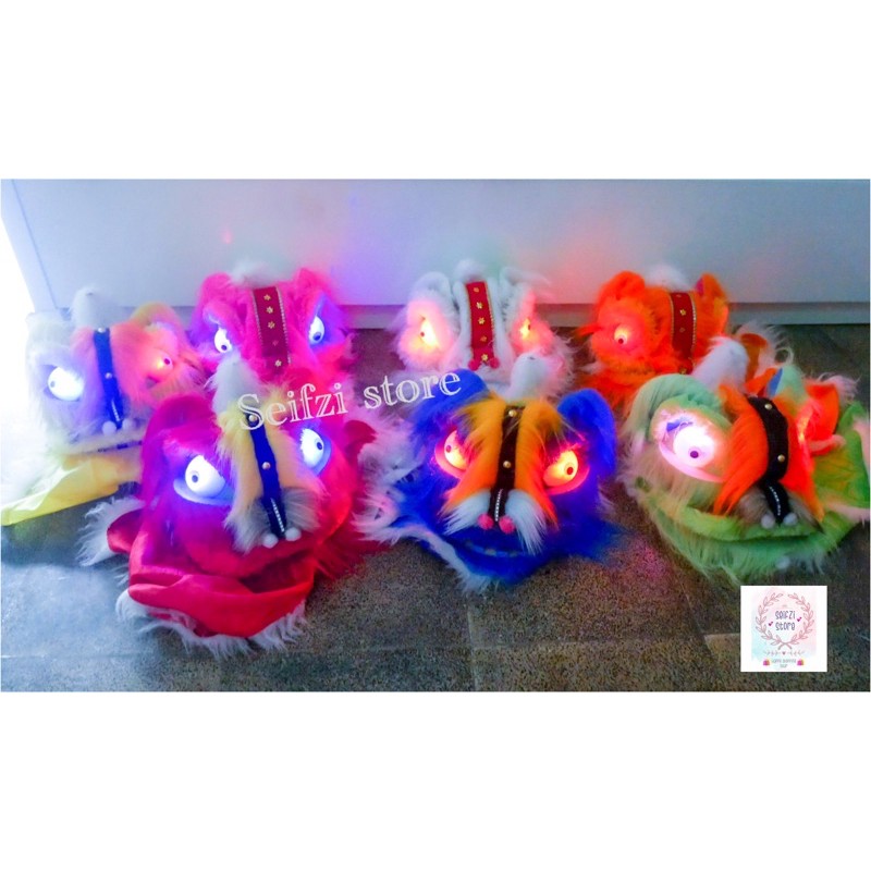 HARGA GROSIR MAINAN ANAK BARONGSAI MATA NYALA VARIASI 3 LED DENGAN TOMBOL