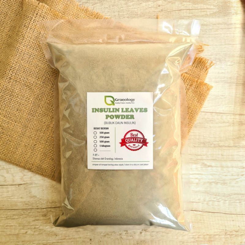 Daun Insulin Bubuk / Insulin Leaves Powder (500 gram) by Granology