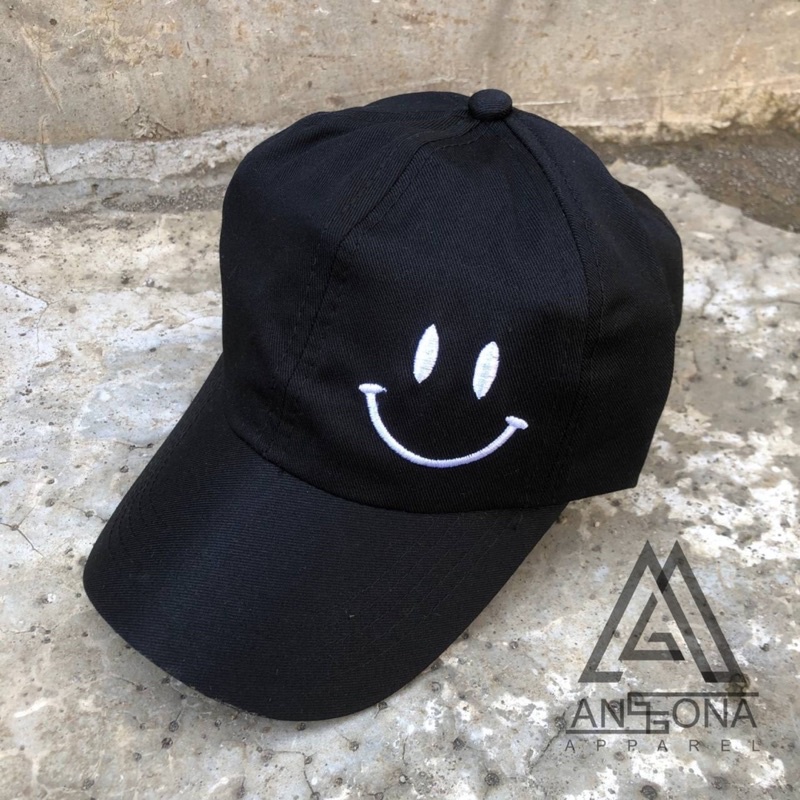 Topi Bisbol Smile Unisex Streetwear