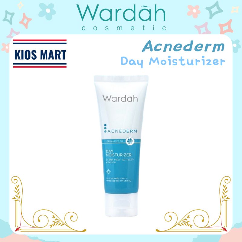 Wardah Acnederm Day Moisturizer 40ml | Pelembab Wajah