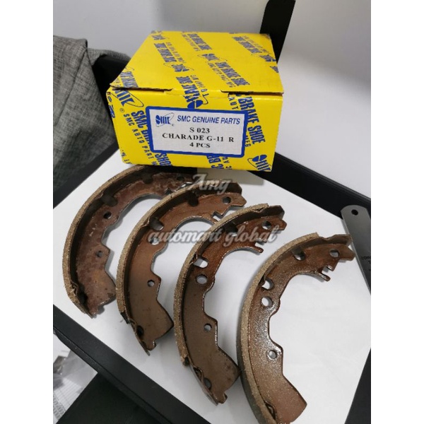 brake shoe kampas rem belakang charade g11 set 4pc