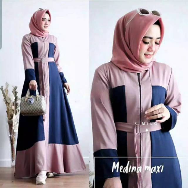 Medina dres dres muslim  fashion fashion wanita 