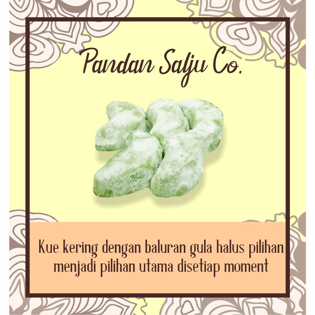 

OLIVIA BAKERY - Pandan Salju Cookies
