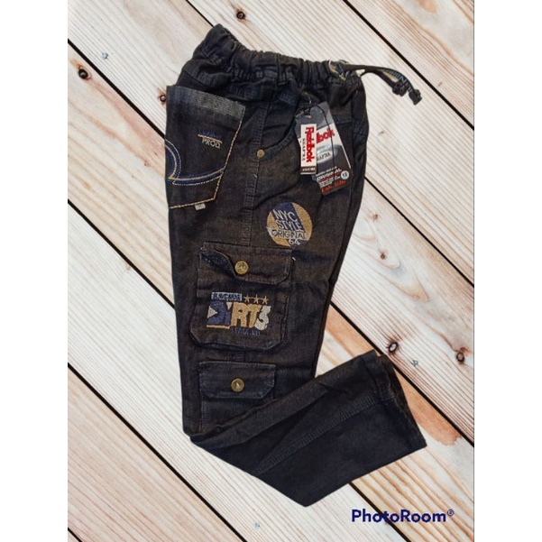 CELANA PANJANG JEANS CARGO ANAK USIA 1-11 TAHUN