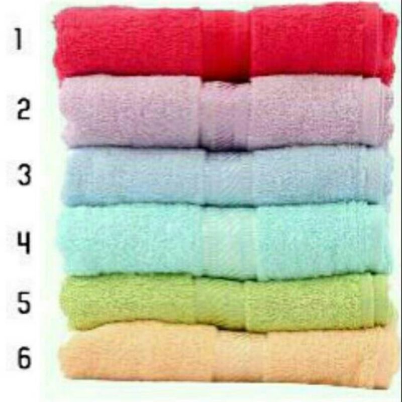 Handuk merah putih 60x120cm