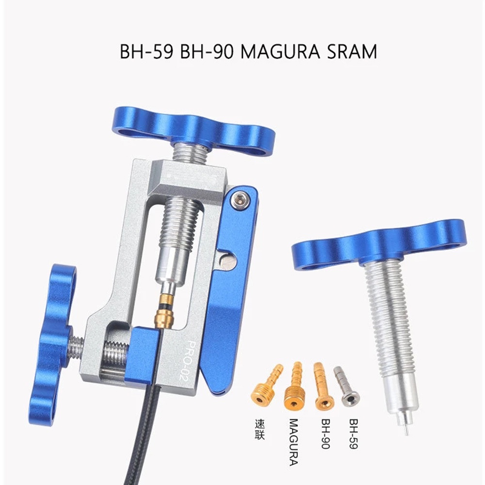 REBUY 2 in 1 Oil Needle Installation Tool Hydraulic Hose Cutter Bicycle Tubing Jacking Tool Cutting Tube Oil Needle Press-in Aluminum Alloy Oil Pipe Cut Off Bicycle Needle Driver Bicycle Hydraulic Hose Tool