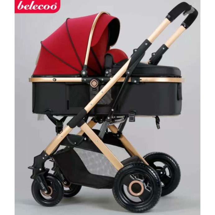 [TERMURAH CARGO JTR] Stroller Wonfuss 511 Baby Bliss 898 S Pliko Stream R Nevada 395 R Creative Most Space Baby SB 6211 6066-1 320 KADO Bayi Anak MURAH-Belecoo Red