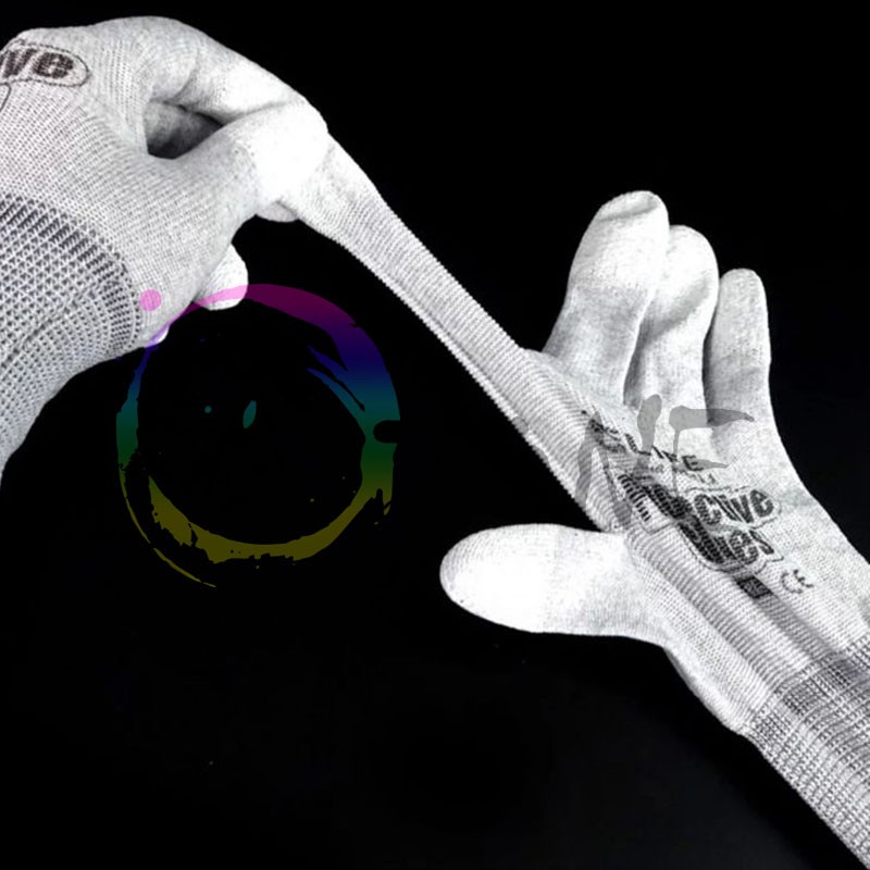 ANTI-STATIC FINGER COATED GLOVES RELIFE RL-063 SARUNG TANGAN ANTI SLIP