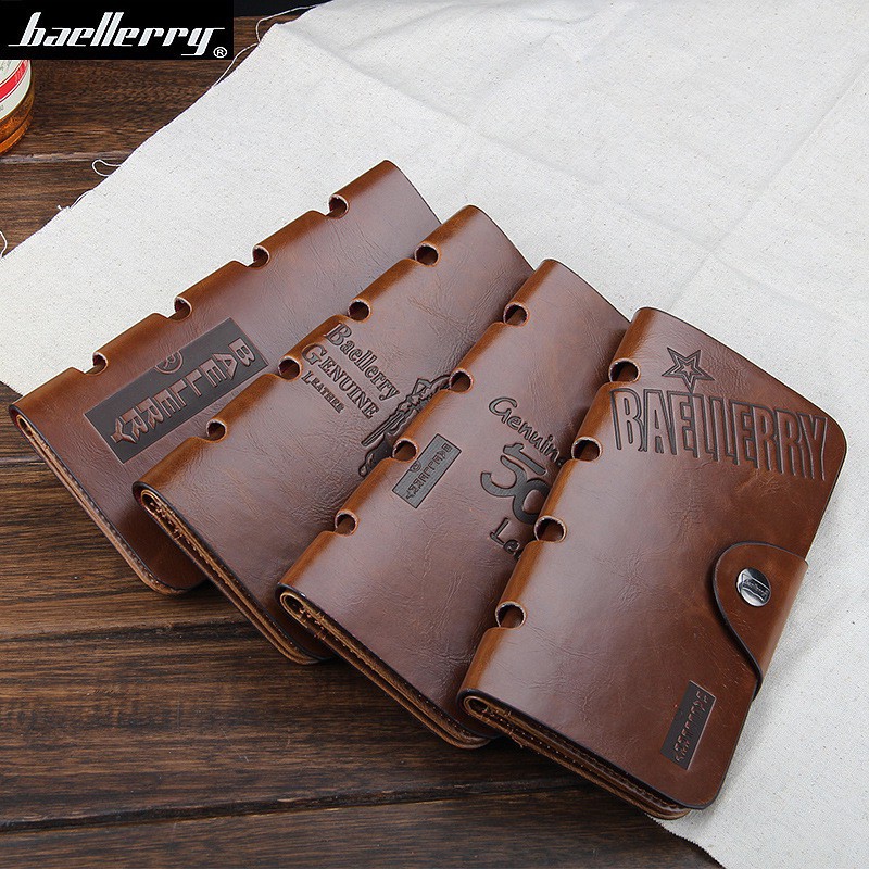 ORIGINAL BAELLERRY CK10 DOMPET PANJANG PRIA BAHAN KULIT SINTETIS