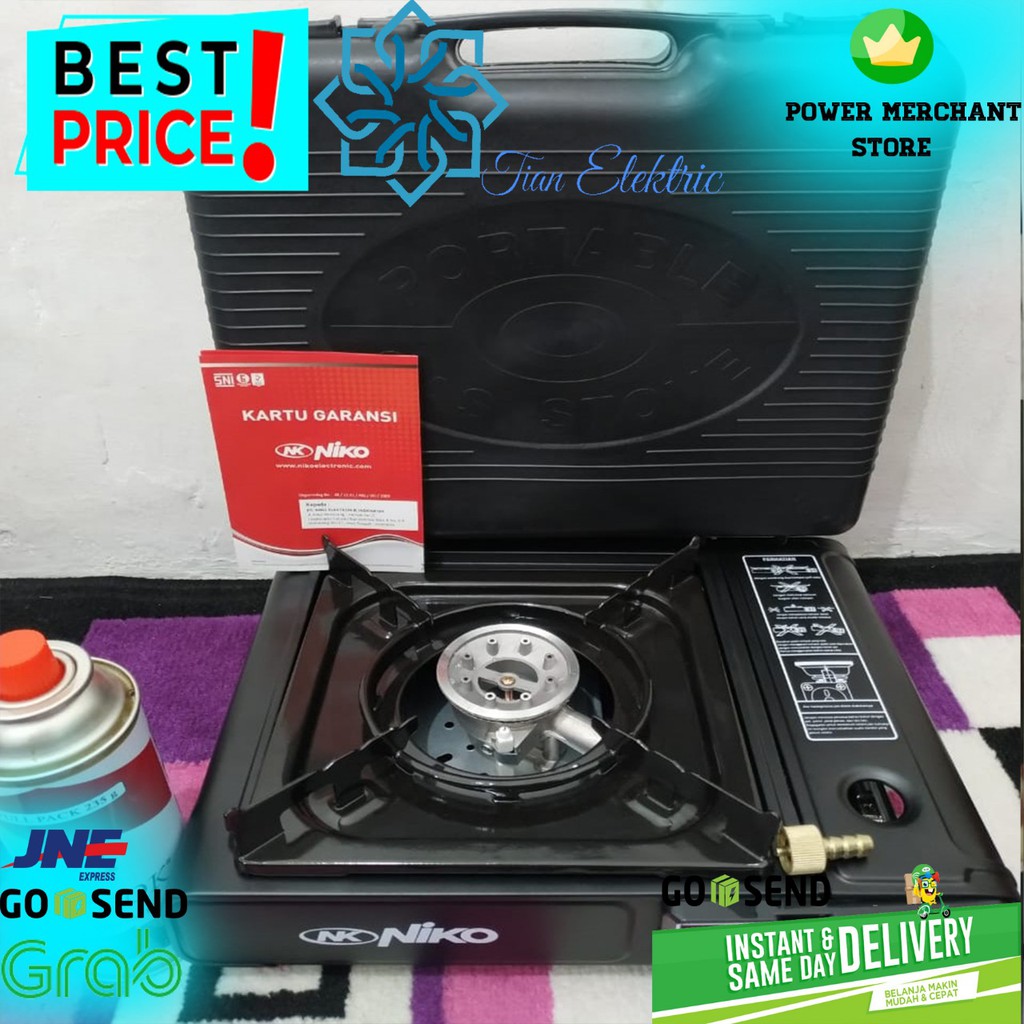 NIKO NK-268 Kompor Gas Portable 2in1 + 1 Gas Buttane