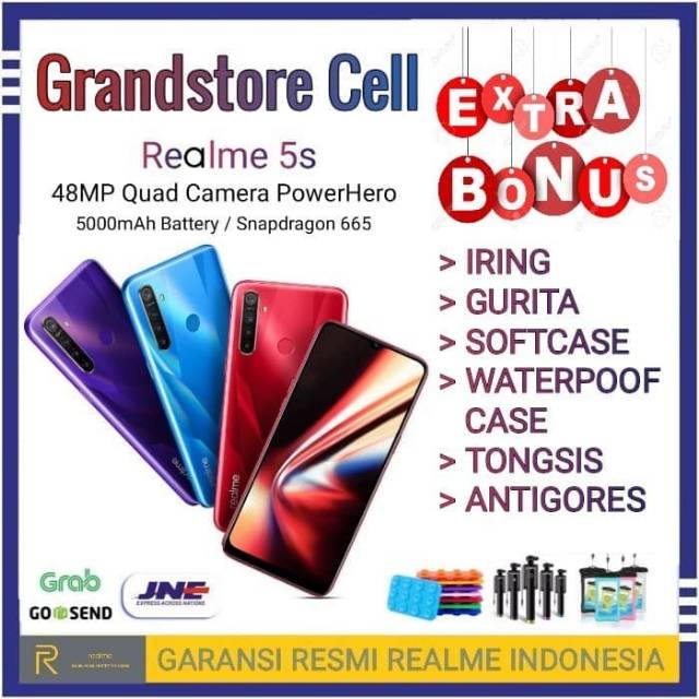 REALME 5S RAM 4/128 GB GARANSI RESMI REALME INDONESIA