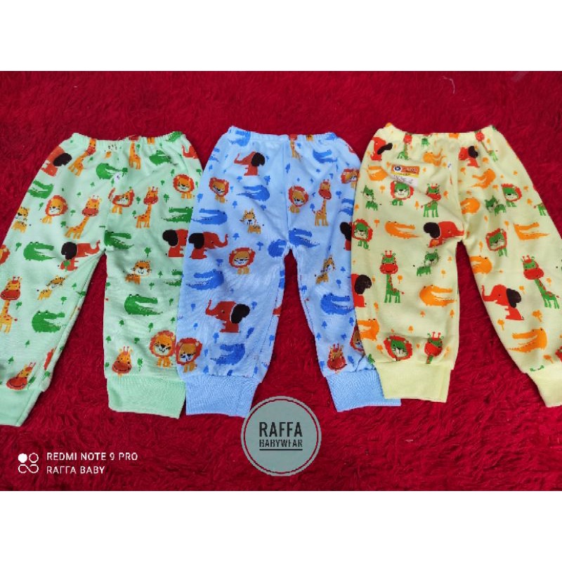 PAKET HEMAT ISI 18PCS/9STEL BAJU+CELANA BAYI, MOTIF ANIMAL