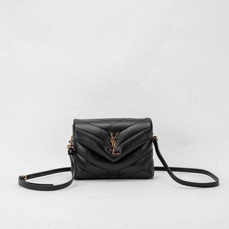 Tas ysl loulou toy bag quilted black ghw
