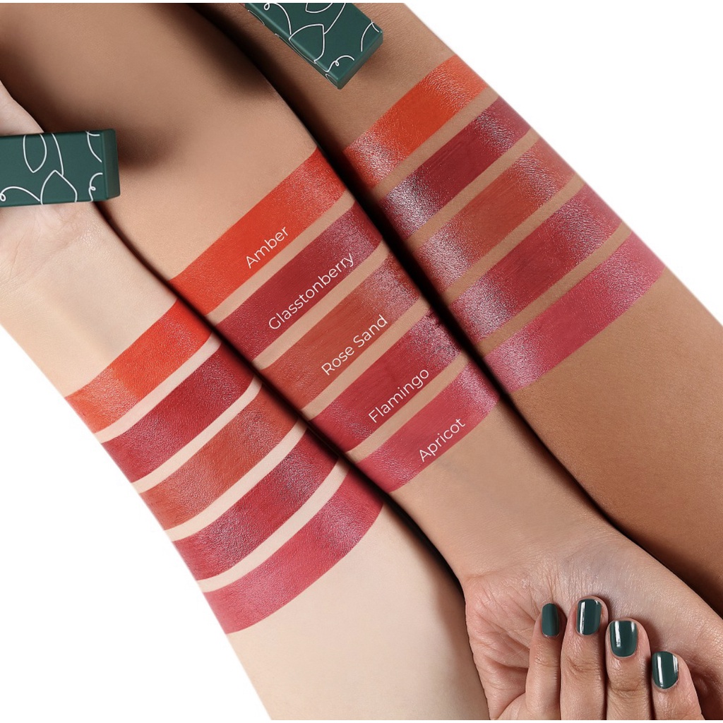 LUXCRIME Lip Stain - ultra light lip stain luxcrime | glasstonberry - rose sand - flamingo - apricot - amber liptint