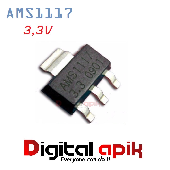 AMS1117 3.3V 1A IC SMD Voltage Regulator 3,3V 3.3 V AMS 1117 SOT-223