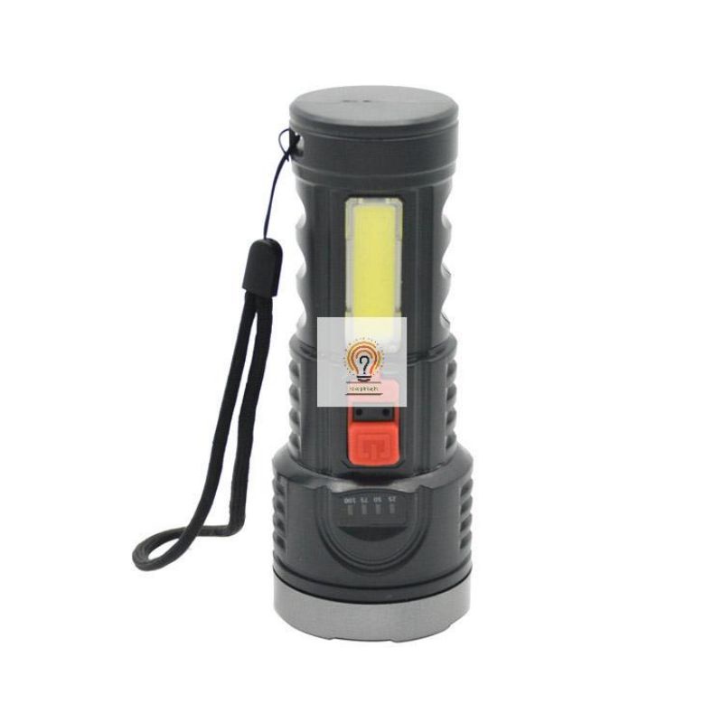Senter  COB USB Charging Flashlight Super Terang